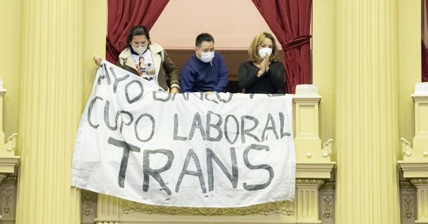 Los 12 dipusindicalistas votaron a favor del proyecto de ley sobre cupo laboral travesti trans que se aprobó y se envió al Senado