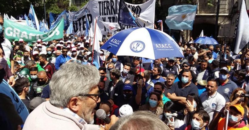 La CGT Córdoba movilizó en rechazo a la reforma laboral que promueve Juntos por el Cambio y contra la precarización laboral