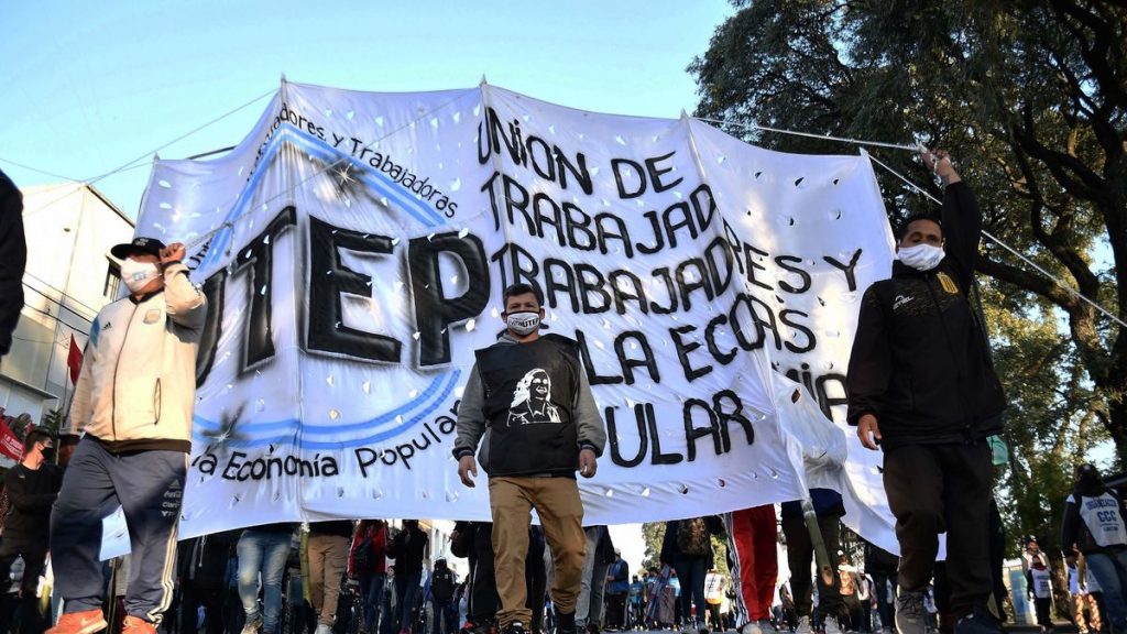 La UTEP, organizadora de la marcha junto con la CGT