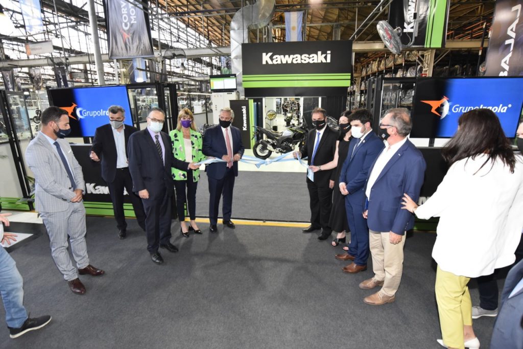 el Grupo Iraola presentó modelo premium de Kawasaki y ya sumó 450 empleos en Venado Tuerto