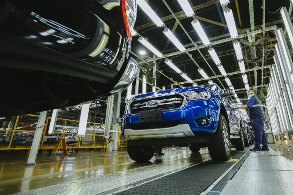 Ford cerró el año con un aumento del 35% de la producción comparado con la prepandemia