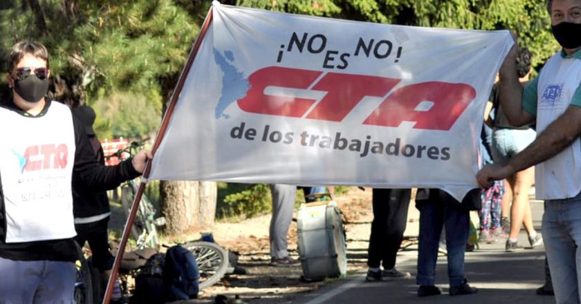 La CTA exigió el «cese de la represión» en Chubut ante las protestas por el proyecto de minería