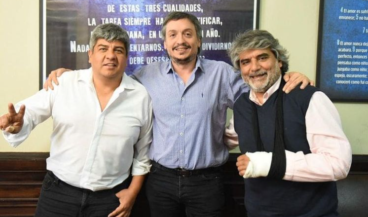 Antes de asumir al frente del PJ Bonaerense, dirigentes del Frente Sindical y de la Corriente Federal se reunieron con Máximo Kirchner