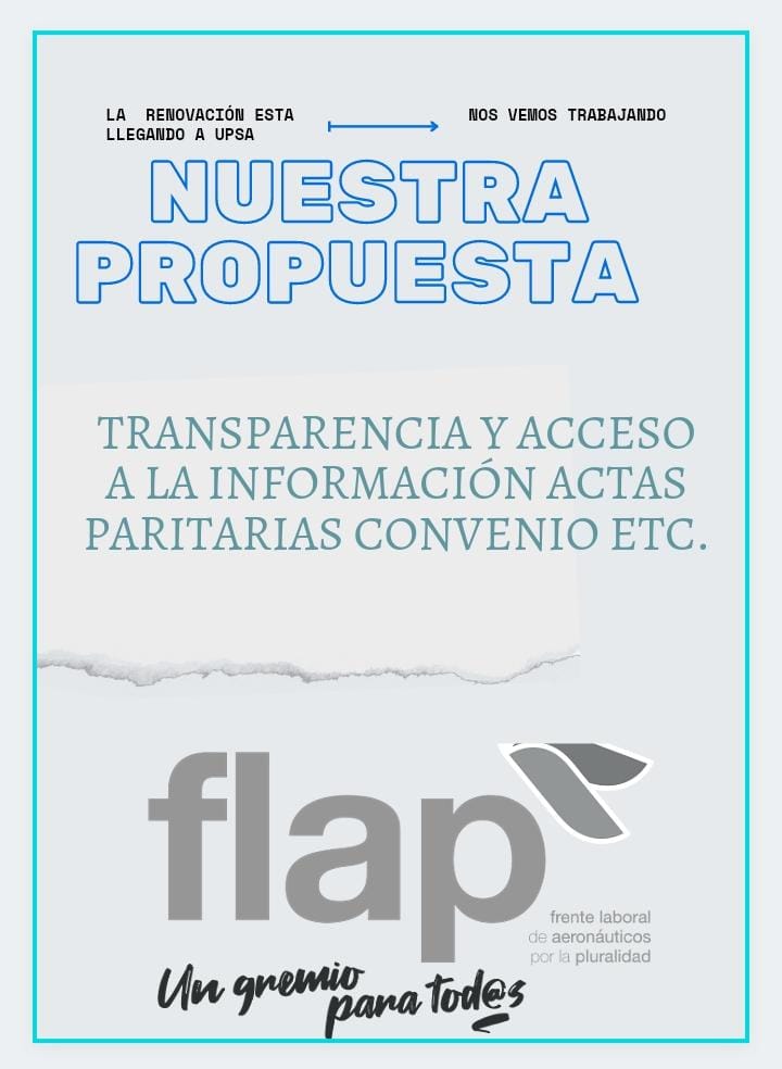 Con Pablo Fresco como referente, lanzan FLAP, una agrupación para empujar el recambio generacional en el gremio del Personal Superior de Empresas Aerocomerciales