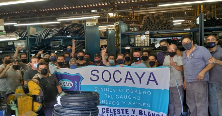 Tras el fracaso de la revisión paritaria, Obreros del Caucho detonan plan de lucha con asambleas y cortes en empresas en parques industriales