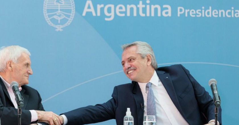 Caló apoyó el acuerdo con el FMI y aseguró: «Si Alberto va a la reelección yo lo acompaño. Es un buen compañero, un buen amigo»