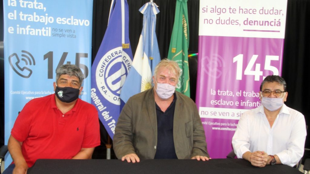 Voytenco, Moyano y el Comité contra Trabajo esclavo ratifican el convenio por trabajo decente y se comprometen a profundizar las inspecciones