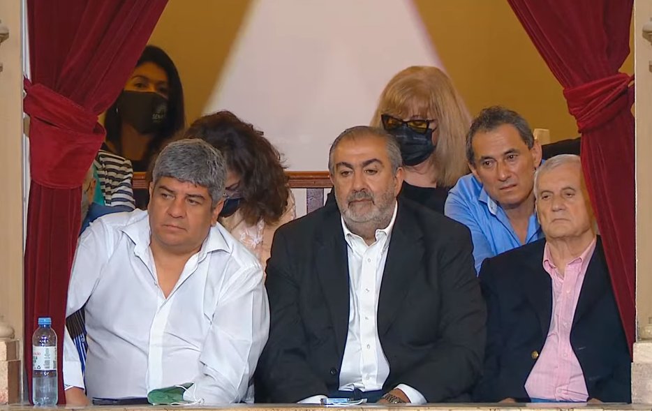 Alberto reunió en la Asamblea Legislativa al triunvirato cegetista después de un verano de dispersión y tensiones