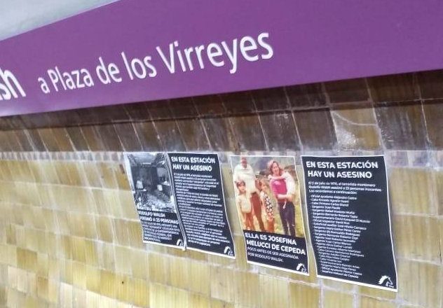 Metrodelegados denunciaron un «acto vandálico» de sectores libertarios en la estación Rodolfo Walsh