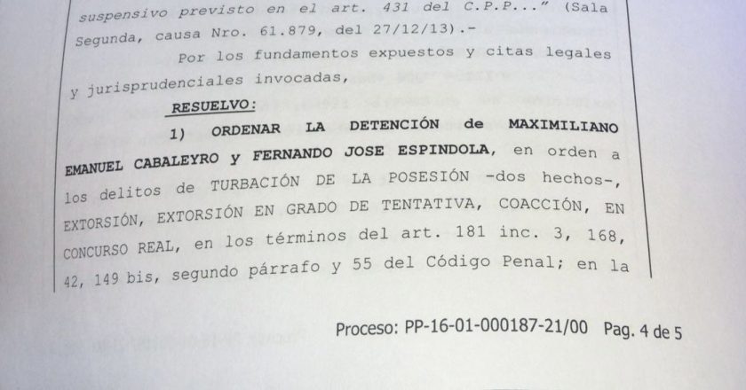 #GRAVE La Justicia ordenó la detención de dos dirigentes de Camioneros por liderar una protesta gremial en una empresa de San Pedro