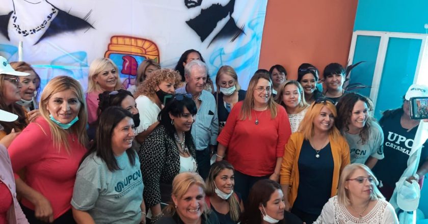 Andrés Rodríguez empezó su campaña en Catamarca y va por otra reelección al frente del gremio de estatales UPCN que comanda desde 1990