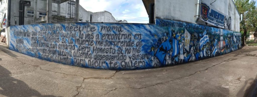 Gremios descubrieron mural en la Isla Demarchi para homenajear a Madres de Plaza de Mayo