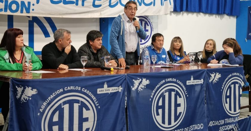 En la previa del cierre paritario de los estatales, Godoy aseguró que «el objetivo es garantizar que realmente tengamos un incremento por encima de la inflación»