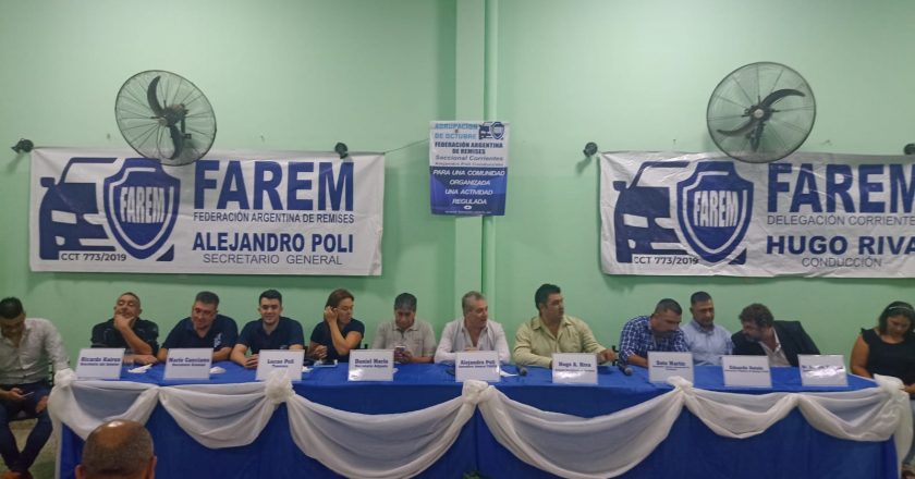 La Federación de Remiseros inauguró su delegación y avisó que ya se aplica el Convenio Colectivo de Trabajo de la actividad en la Provincia Corrientes