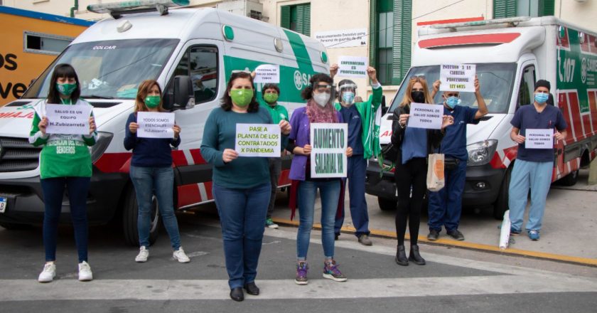 Trabajadores de la salud porteños van a un nuevo paro en reclamo de aumento de salarios