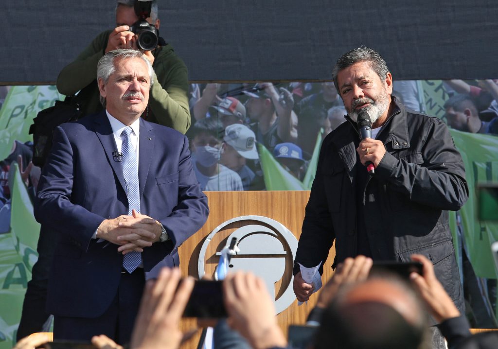 Toda la CGT presente para respaldar a Alberto Fernández: "Nos quieren hacer pelear entre nosotros pero la verdadera discusión es con quienes quieren quitar derechos"