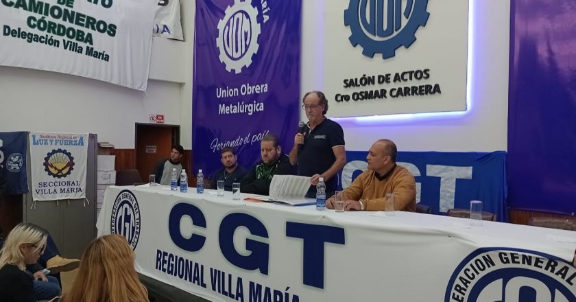 La CGT se fortalece a través de sus regionales: Tras casi 30 años, Villa María fue normalizada