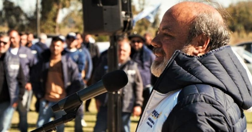 Pablo Palacio cerró la campaña y va por un nuevo mandato al frente del sindicato de recibidores de granos