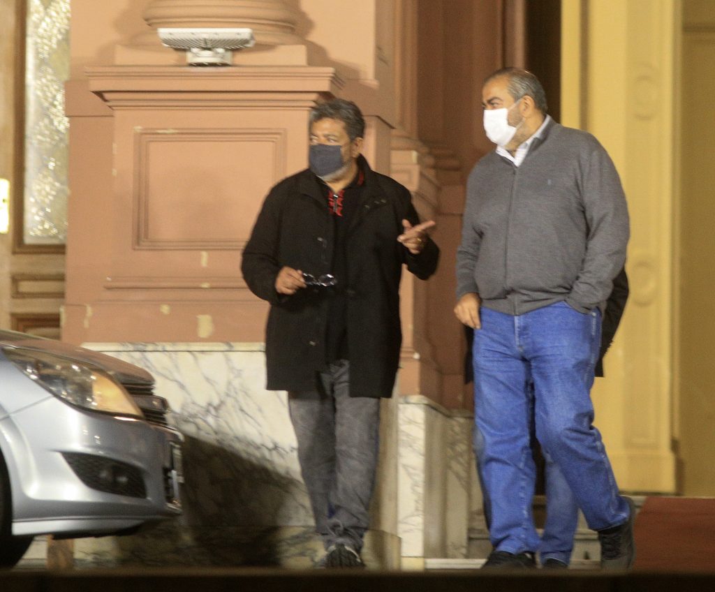 Daer, Gerardo Martínez, Lingeri y Andrés Rodríguez, la cúpula de la CGT ya peregrina al despacho de Cristina en busca de puentes