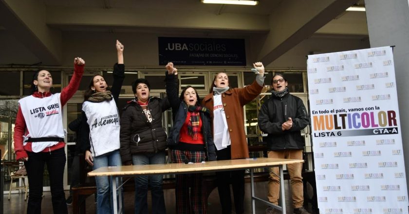 Celotto arrancó su campaña para competir por la conducción de la CTA Autónoma con un pedido de paro general y plan de lucha