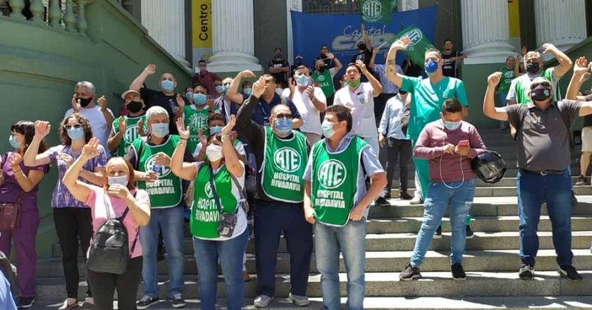 Trabajadores de la salud porteños se movilizan a la Justicia por el reconocimiento a su carrera profesional