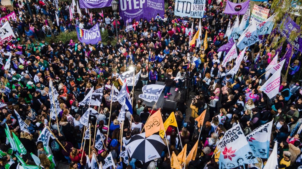 Mujeres Sindicalistas hicieron asambleas en todo el país por una reforma judicial feminista y en apoyo a CFK: "El arco de unidad más grande lo volvemos a hacer las mujeres y las diversidades"
