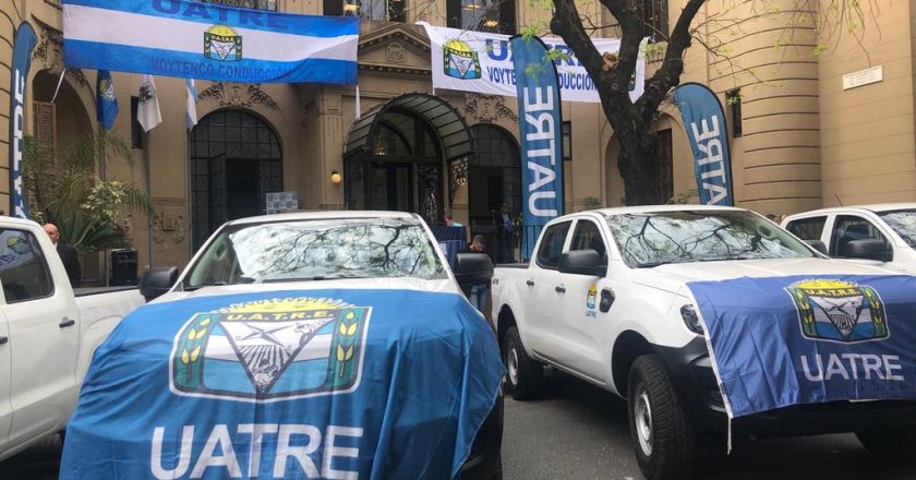 Voytenco: «Estamos entregando estas unidades 0 km para que los compañeros tengan como recorrer las provincias y estar al lado del trabajador, hacer las inspecciones que tengan que hacer»