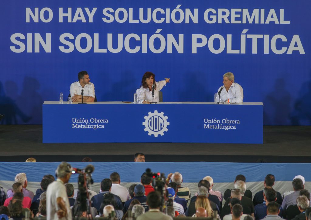 Habló Caló tras el acto en el que lo mencionó CFK: "Gritó todo el Estadio de Pilar 'Cristina Presidenta'. Son todos delegados jóvenes que conocieron la política gracias a Néstor y a Cristina"