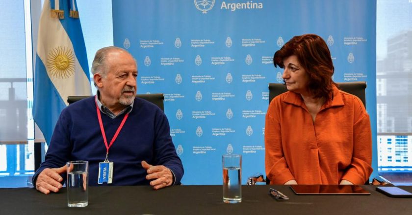 Olmos tuvo su primera reunión con la mesa nacional de la CTA en el ministerio de Trabajo