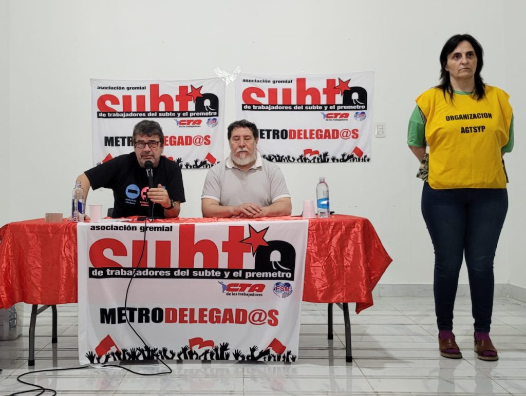 Pianelli advirtió que continuarán las protestas por la reducción de la jornada laboral en los subtes y calificó de "rémora de los 90s" las concesiones del servicio.