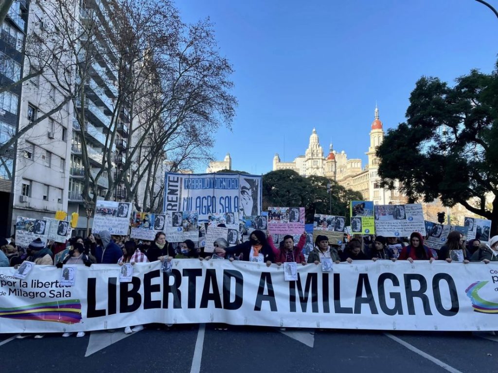 Respaldo de los diputados de extracción sindical al pedido para que Alberto Fernández indulte a Milagro Sala