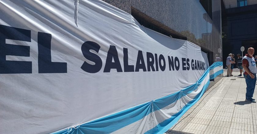 La Mesa Sindical «El Salario no es Ganancia» que reúne más de medio centenar de gremios le plantó una radio abierta a Massa por la eximición del tributo sobre los haberes