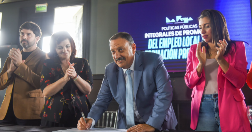«Kelly» Olmos firmó convenios de formación con Quintela y resaltó los indicadores de empleo de La Rioja