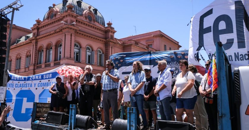 La CTA Autónoma marchó al Ministerio de Economía por un aumento salarial de emergencia