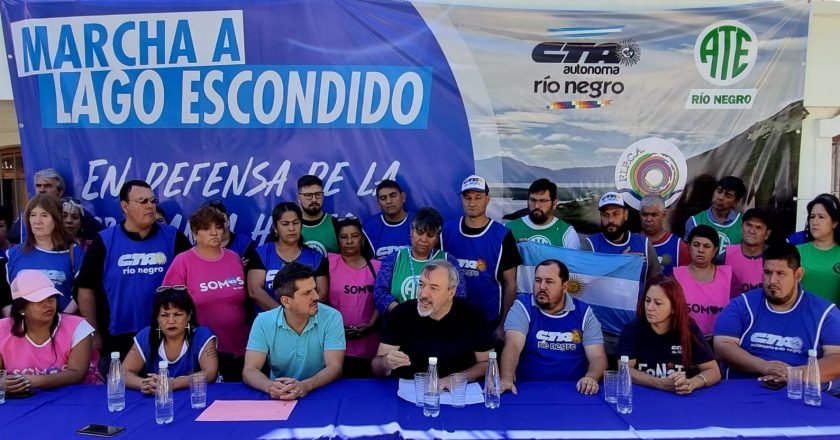 La CTA Autónoma volverá a marchar a Lago Escondido: «Vamos a llegar hasta el lago a cualquier costo»