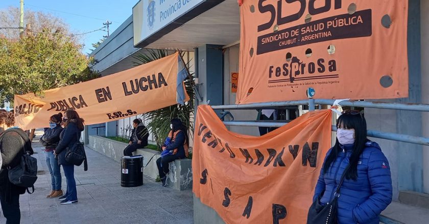 Trabajadores de la Salud Pública de Chubut presionan por aumento salarial y harán un paro de 48 horas
