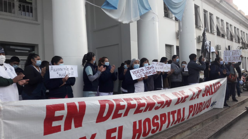 Jujuy: trabajadores de la salud denuncian "discriminación" en aumento salarial