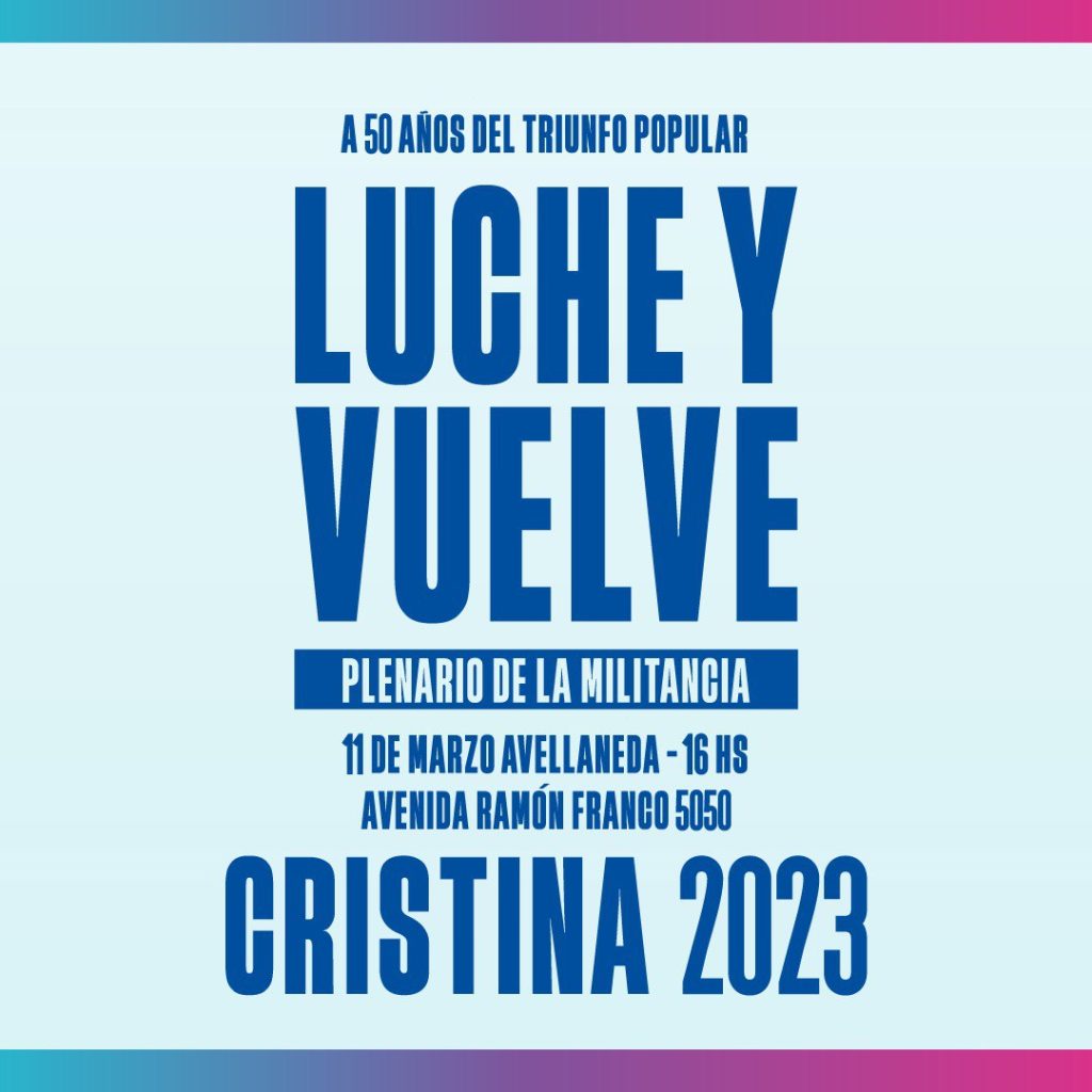 Luche y Vuelve: así será el plenario de Avellaneda con el que el kirchnerismo mostrará su músculo sindical