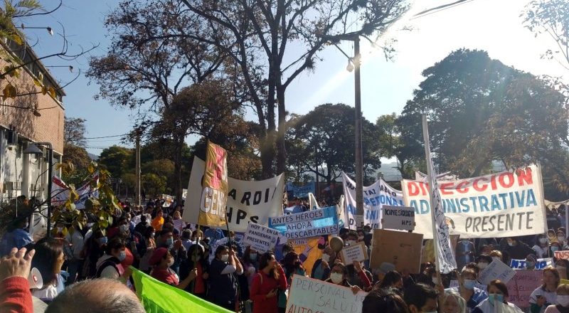 Jujuy: trabajadores de la salud denuncian «discriminación» del Gobierno de Morales en la aplicación del aumento salarial