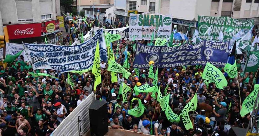 La CGT de Bahía Blanca concretó su reunificación y eligió a sus nuevas autoridades: «La unidad, como dijo el papa Francisco, vence al conflicto»