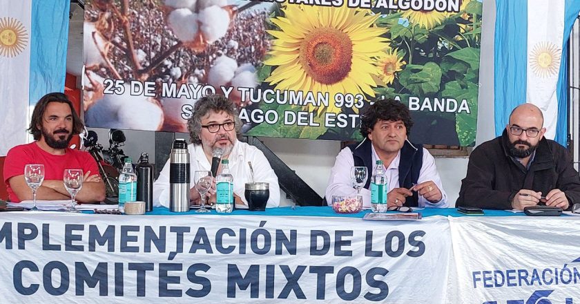 Aceiteros abrochó un aumento del 65% por 7 meses y la creación de Comités Mixtos en las plantas desmotadoras de algodón