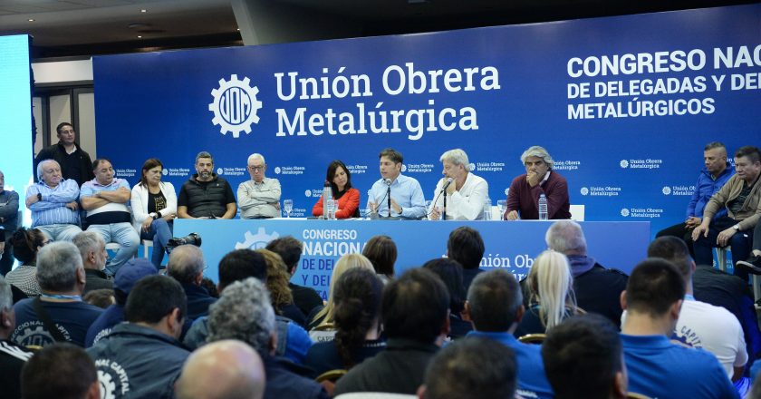 Furlán reunió al Congreso de la UOM y le dio su respaldo a Kicillof para la reelección en la Provincia de Buenos Aires