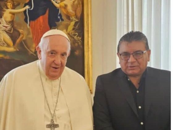 Voytenco se reunió con el Papa Francisco y firmó un convenio de Asistencia Alimentaria en conjunto con distintas organizaciones