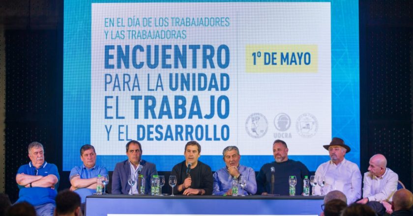 El sindicato de jerárquicos petroleros de Chubut celebró el Encuentro por La Unidad, el Trabajo y el Desarrollo con la Uocra y José Glinski