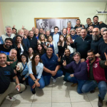 «Wado» De Pedro se reunió con dirigentes de la Corriente Federal de Trabajadores en modo candidato