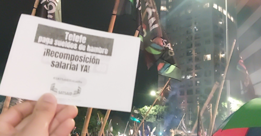 El Sindicato de Televisión inició tres días de paro en canales abiertos por falta de respuestas salariales y hoy moviliza al estudio de «Bailando 2023»