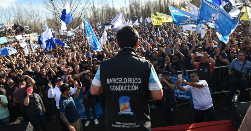 Junto al gobernador electo, Rucci afirmó:  «Somos el único sindicato en el país que ha logrado avances en el tema de eliminación del impacto del Impuesto a las Ganancias»