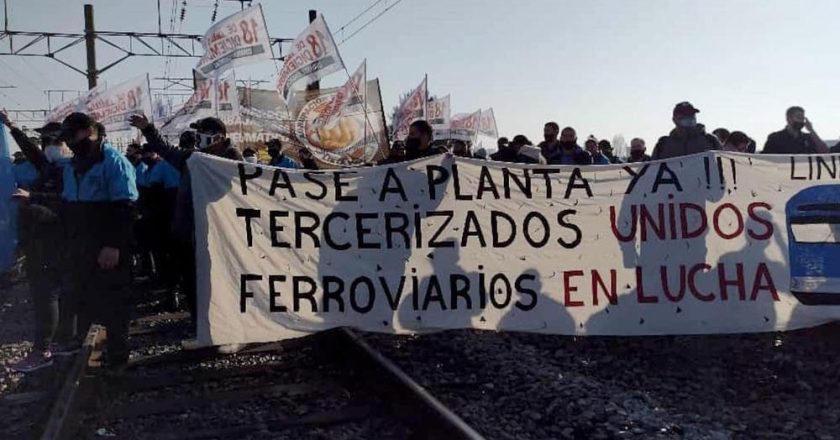 Tercerizados del Tren Roca reclaman el pase a planta de 240 trabajadores y cortan el servicio «por tiempo indeterminado»