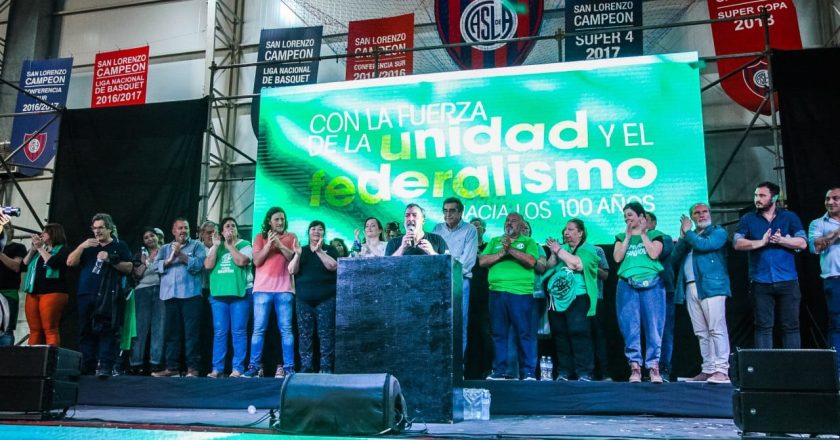 Aguiar cerró su campaña por el control de ATE en San Lorenzo con el pedido de «construir más poder» y «llegar a los 500 mil afiliados»