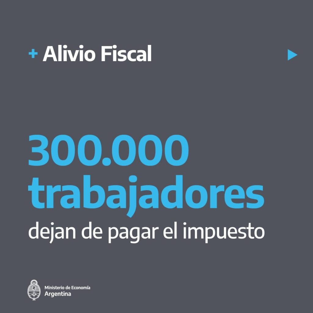 #AHORA El Gobierno oficializó el aumento del piso y de las escalas del impuesto a las Ganancias y 1 millón de trabajadores dejarán de pagar o tendrán un alivio